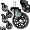 Kółka do fotela IKEA kauczukowe 6,3 cm / 10 mm 5 szt.
