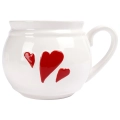 Kubek ceramiczny SERCE 800 ml