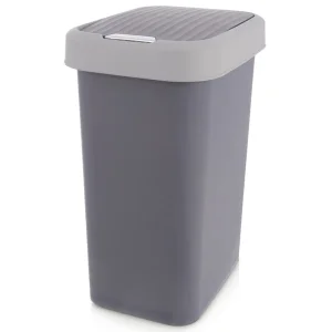 Kosz na śmieci plastikowy szary 25 l