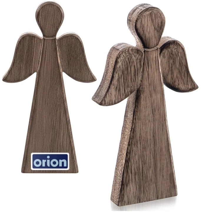 Figurka drewniana świąteczna anioł MANGO 24 cm
