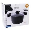 Garnek granitowy z pokrywką do odcedzania GRANDE 24 cm, 5,5 l