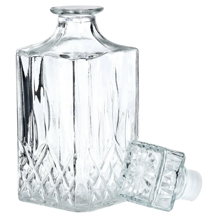 Karafka do whisky szklana 900 ml