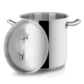 Garnek stalowy z pokrywką 24 cm, 11 l