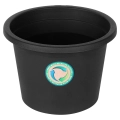 Doniczka ogrodowa plastikowa czarna okrągła 27,5 cm