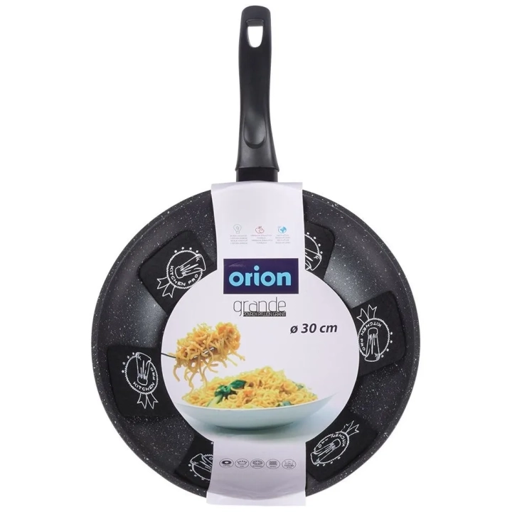 Patelnia wok granitowa GRANDE 30 cm