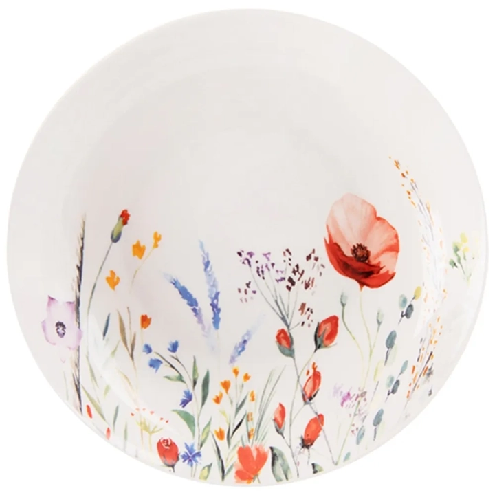 Zestaw serwis obiadowy porcelanowy biały MAKI 18 el.