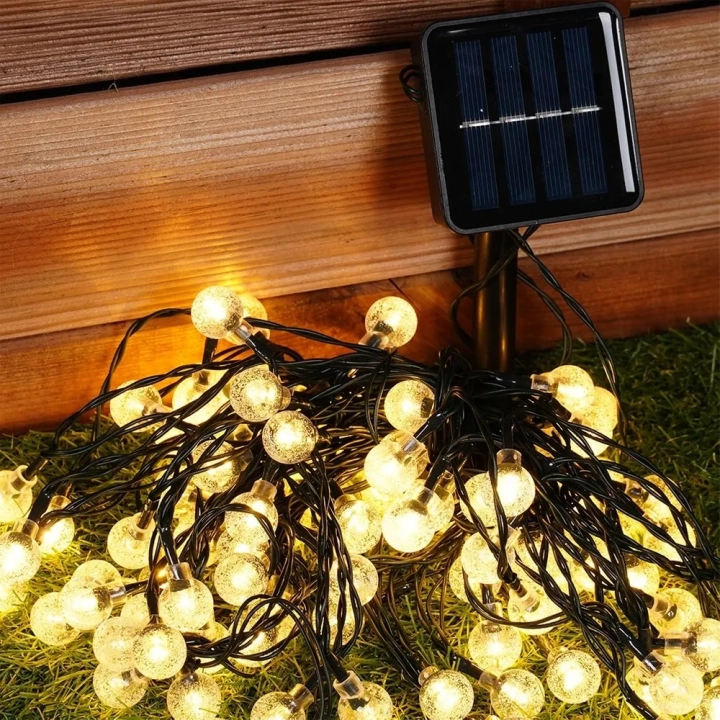 Girlanda ogrodowa solarna LED 10 m 100 szt.