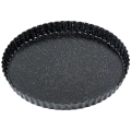 Forma do tarty granitowa z wyjmowanym dnem 28x3 cm