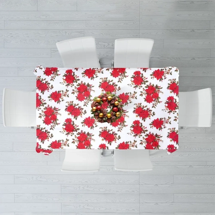 Obrus świąteczny plamoodporny 180x130 cm