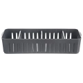 Pojemnik organizer na przyprawy szary 32x10,5x7 cm