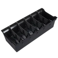 Pojemnik organizer na przyprawy czarny 30x13x8 cm