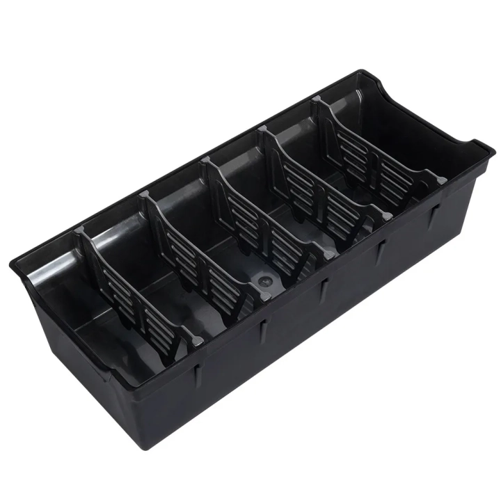 Pojemnik organizer na przyprawy czarny 30x13x8 cm