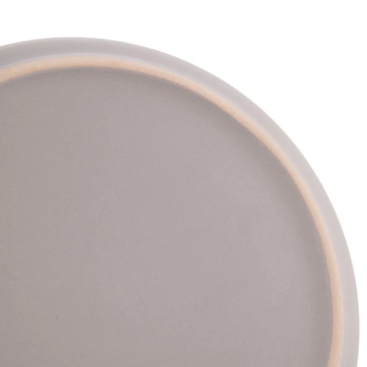 Talerz deserowy ceramiczny szary SKANDI 20,5 cm