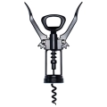 Korkociąg do wina metalowy czarny 16 cm
