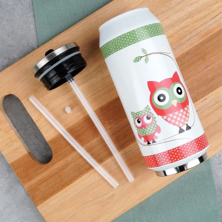 Kubek termiczny puszka SOWA 400 ml
