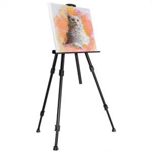 Sztaluga malarska z torbą metalowa czarna składana 162 cm