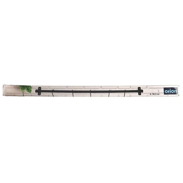 Reling kuchenny metalowy czarny RADKA 78,5 cm