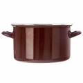 Garnek emaliowany BROWN 22 cm, 4 l