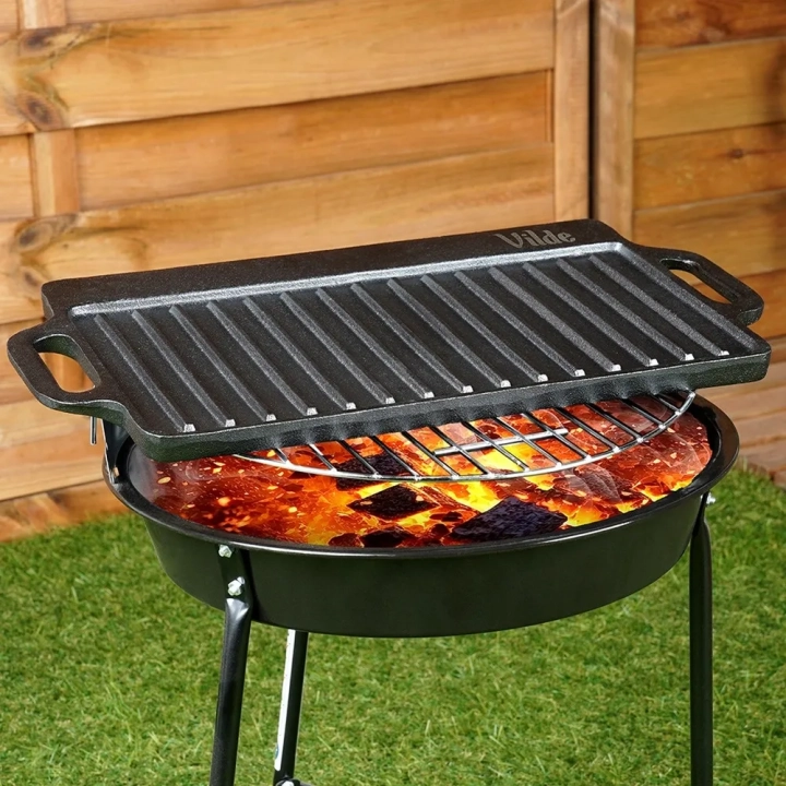 Płyta do grillowania żeliwna dwustronna CAST LINE 40x20,5 cm
