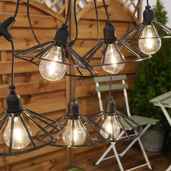 Girlanda ogrodowa LED 5,5 m 6 szt.