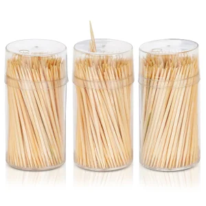 Wykałaczki bambusowe 6,5 cm 3x200 szt.