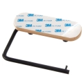Uchwyt na papier toaletowy metalowy bambusowy czarny BLACK 13,5 cm