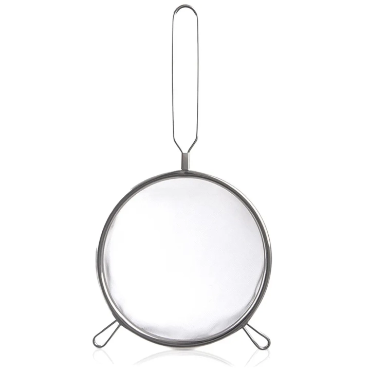 Sitko kuchenne stalowe z uchwytem 16 cm