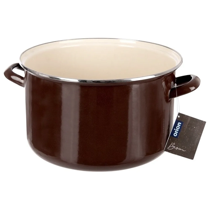 Garnek emaliowany BROWN 30 cm, 10 l