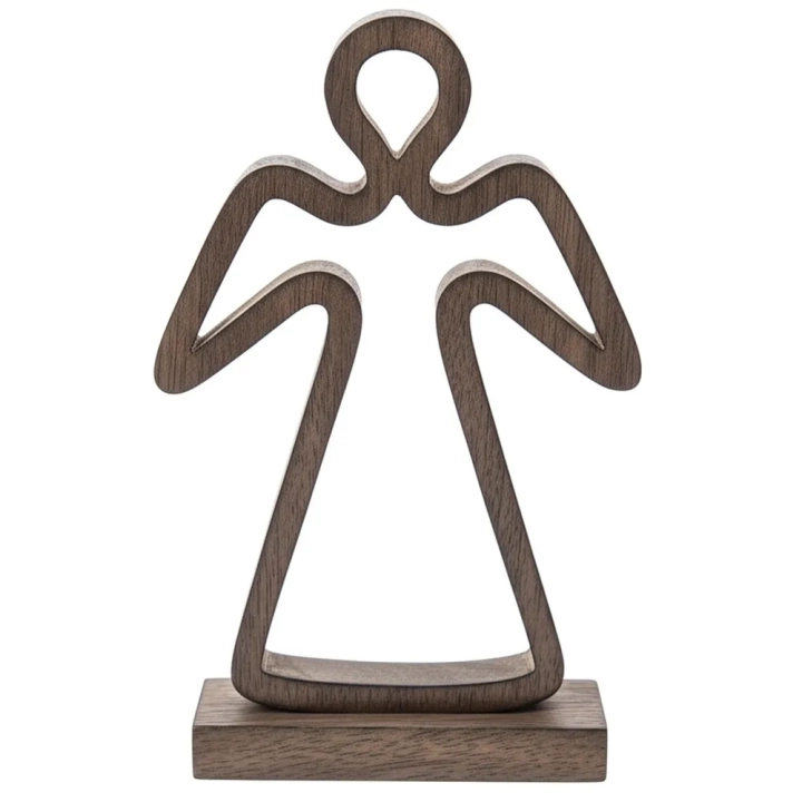Figurka drewniana świąteczna anioł MANGO 29 cm