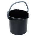 Wiadro plastikowe czarne 5 l