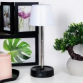 Lampa stołowa LED biała bezprzewodowa 11-29,5 cm