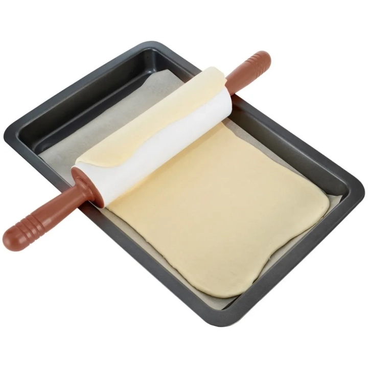 Wałek do ciasta silikonowy obrotowy SILLINIE 47 cm