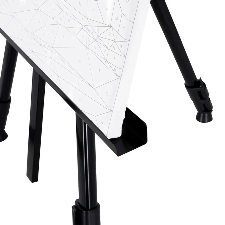 Sztaluga malarska z torbą metalowa czarna składana 162 cm