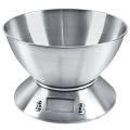 Waga kuchenna stalowa z misą elektroniczna 5 kg, 2,2 l