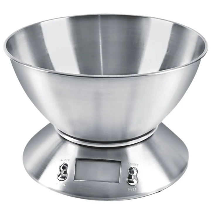 Waga kuchenna stalowa z misą elektroniczna 5 kg, 2,2 l
