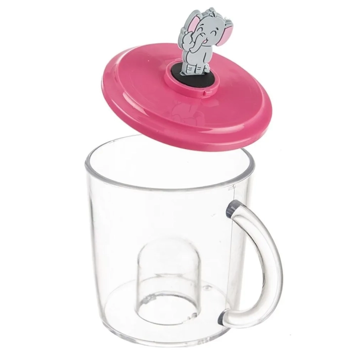 Kubek z figurką dla dziecka słoń 240 ml