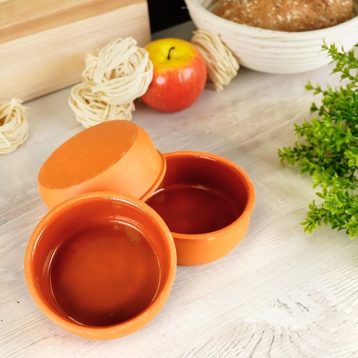 Miseczki do zapiekania kamionkowe 12 cm, 200 ml 3 szt.
