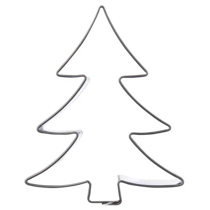 Wykrawacz do ciastek stalowy choinka 6,7 cm