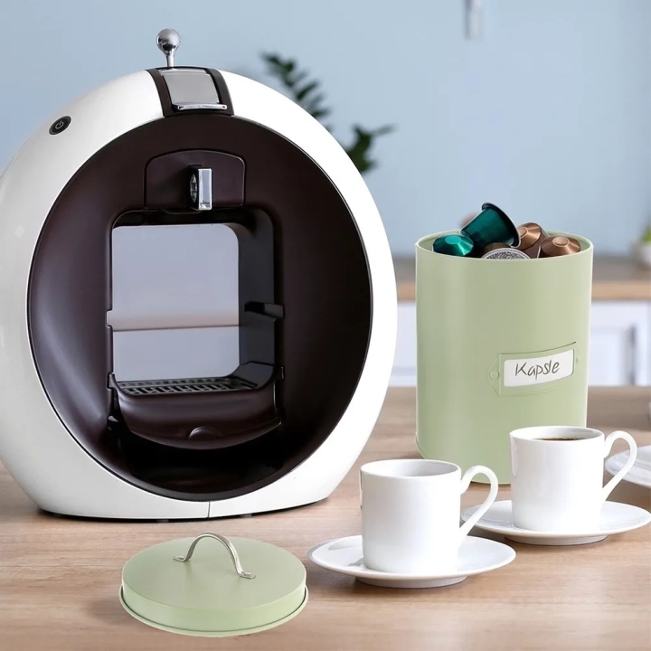 Pojemnik do przechowywania metalowy zielony GREENISH 3,3 l