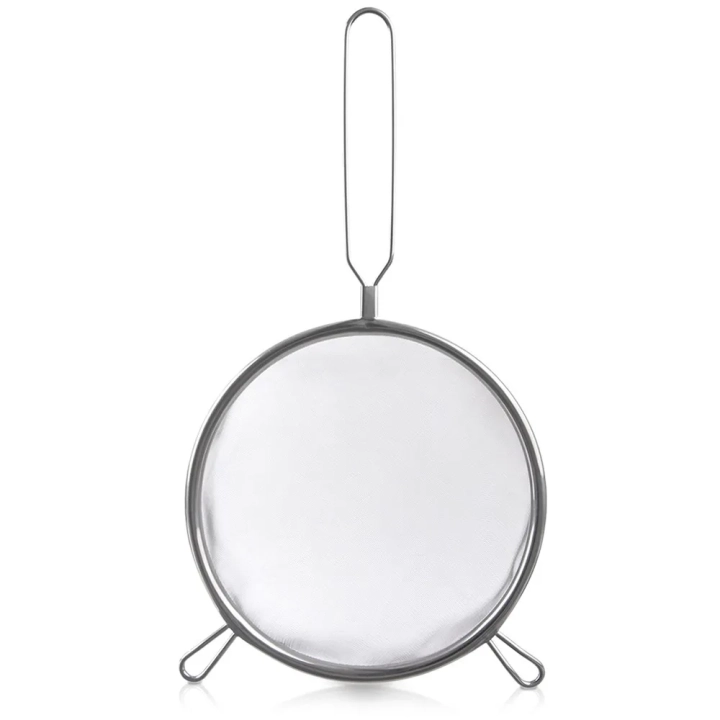 Sitko kuchenne stalowe z uchwytem 20 cm