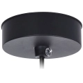 Lampa wisząca metalowa czarna złota