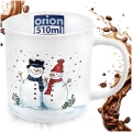 Kubek ceramiczny bałwan 470 ml