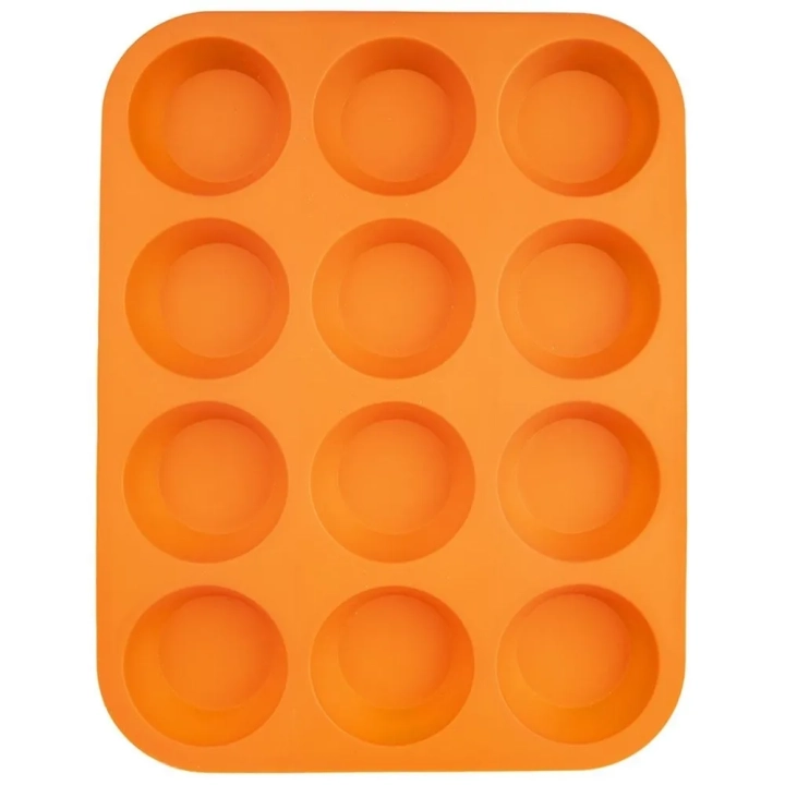 Forma do muffinek silikonowa pomarańczowa SILLINIE