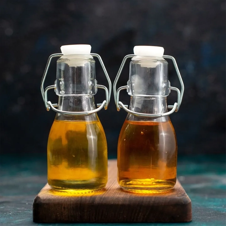 Butelka z klipsem szklana 75 ml