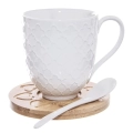 Kubki porcelanowe WHITELINE 370 ml 2 szt.