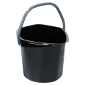 Wiadro plastikowe czarne 14 l
