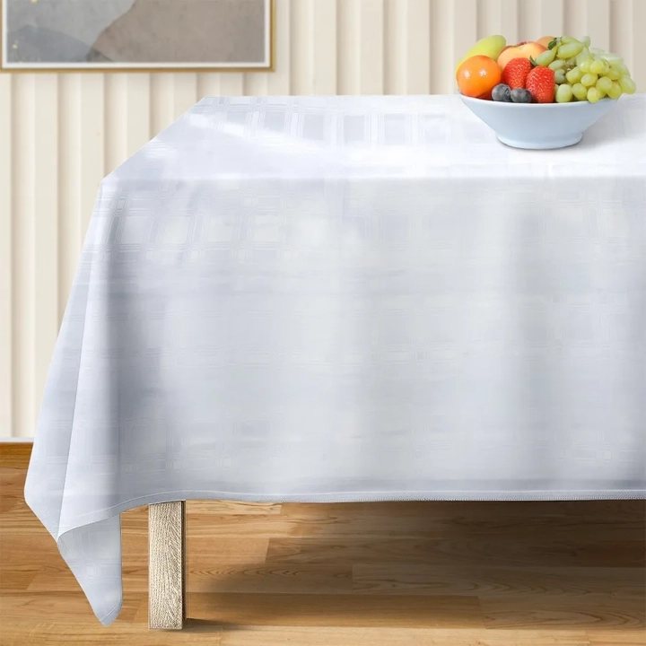 Obrus plamoodporny biały 180x130 cm