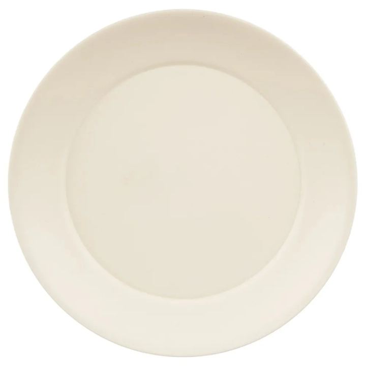 Talerze obiadowe płytkie plastikowe kremowe SANDY 23,5cm 6 szt.