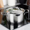 Garnek stalowy z pokrywką ANETT 16 cm, 1,9 l