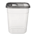 Pojemnik na produkty sypkie z dozownikiem GREY 1,9 l